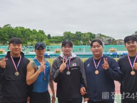 익산시청 육상팀, 전국대회 5개 메달 획득 쾌거